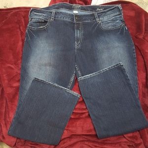 Silver bootcut jeans